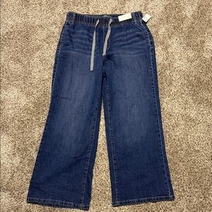 Maurices Dark Blue Flare & Wide Leg Jeans